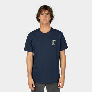 POLO M/C - STRETCH T-SHIRT - INK BLUE