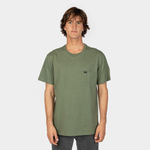 POLO M/C - JACK'S BASE T-SHIRT - DEEP LICHEN GREEN