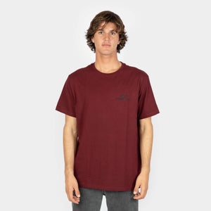 POLO M/C - O'NEILL SMALL LOGO T-SHIRT - WINDSOR WINE