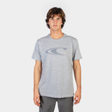 POLO M/C - WAVE T-SHIRT - SILVER MELEE - 3X119