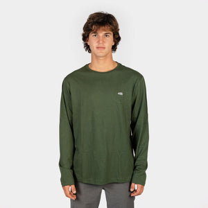 POLO M/L - JACK'S FAV PULLOVER - MILITARY GREEN - IN87