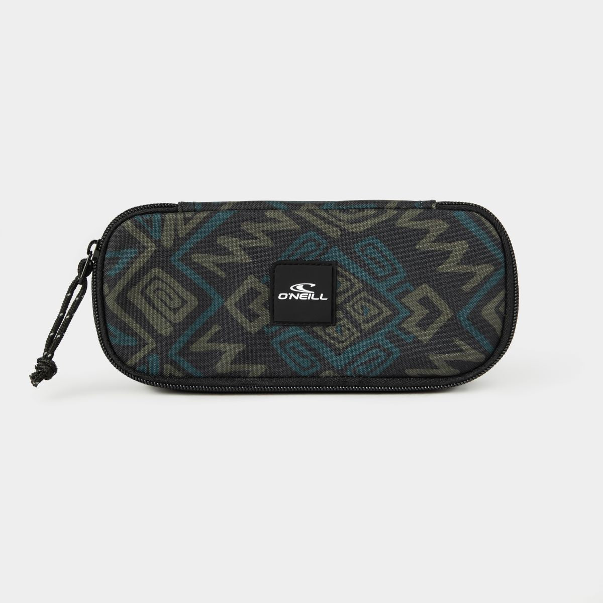 CARTUCHERA BOX PENCILCASE BLACK RETRO IKAT IN24 SALE – O