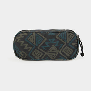 CARTUCHERA - BOX PENCILCASE - BLACK RETRO IKAT