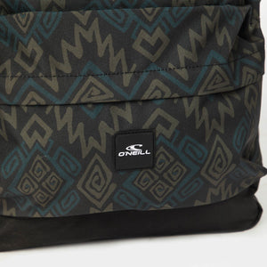 MOCHILA - COASTLINE BACKPACK 25L - BLACK RETRO IKAT