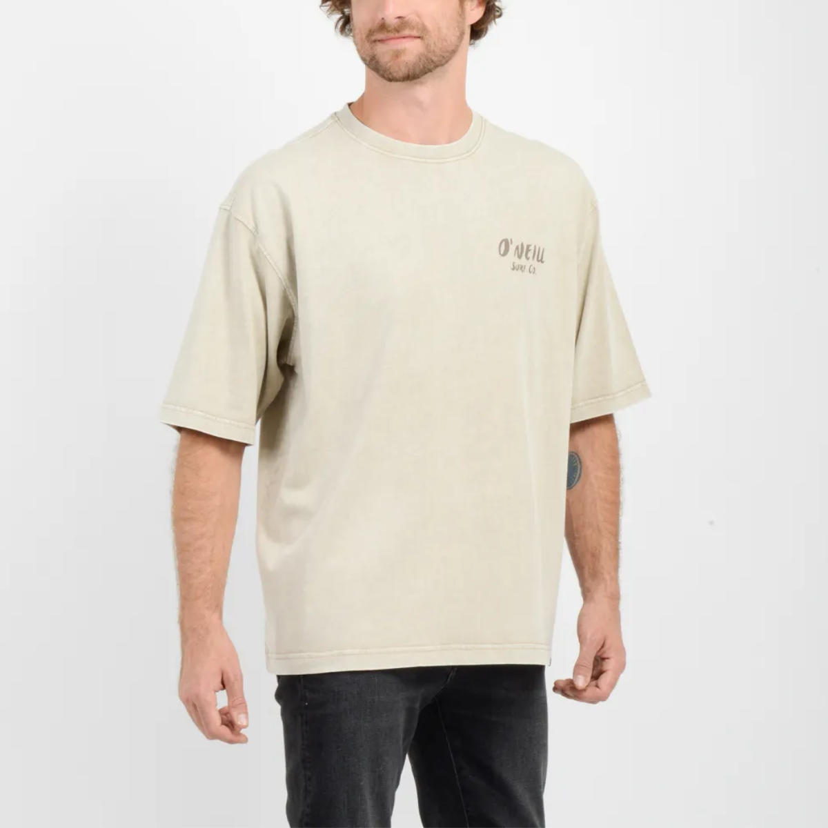POLO M/C - T-SHIRT S-SLV MEN NEW OVERSIZE - SILVER LINING MF25