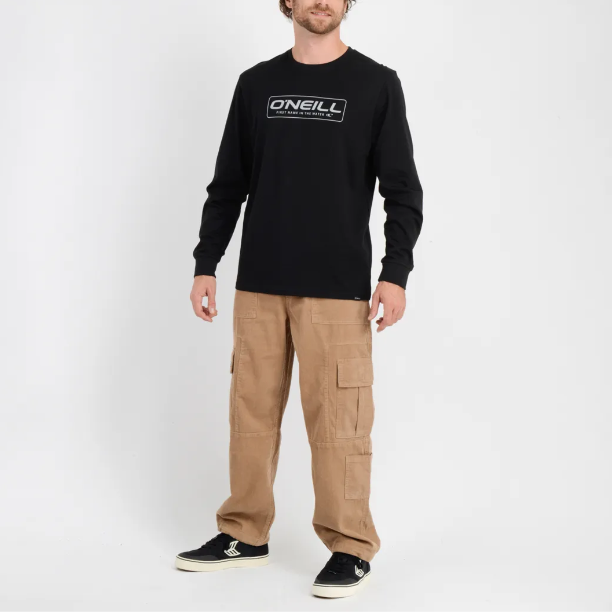 POLO M/L - T-SHIRT L-SLV - BLACK