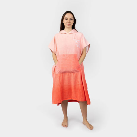 TOALLA PONCHO - CORAL