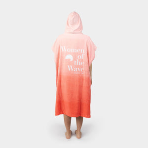 TOALLA PONCHO - CORAL