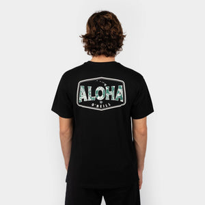 POLO M/C - BIG ALOHA T-SHIRT - BLACK OUT