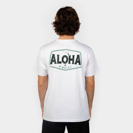 POLO M/C - BIG ALOHA T-SHIRT - SNOW WHITE