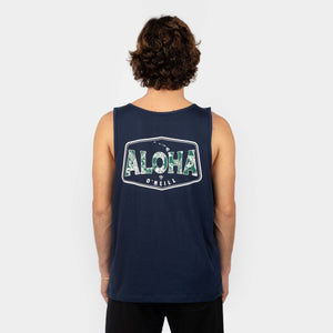 BIVIDI - HOMBRE - BIG ALOHA TANK - INK BLUE