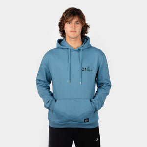 POLERON HOMBRE - KA FRAMED HOODIE - COPEN BLUE