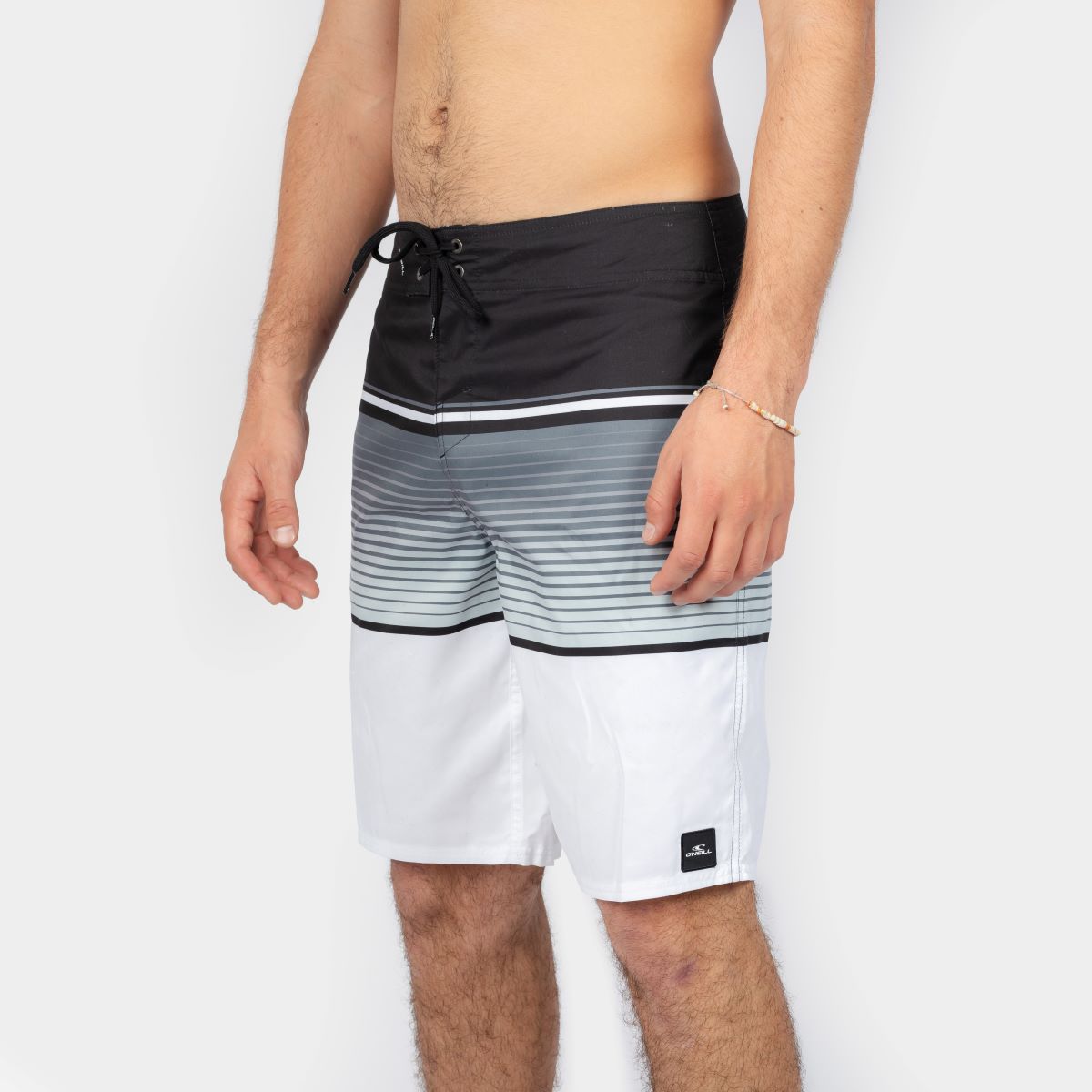 ROPA DE BAÑO HOMBRE - LENNOX STRIPE 21 - WHT