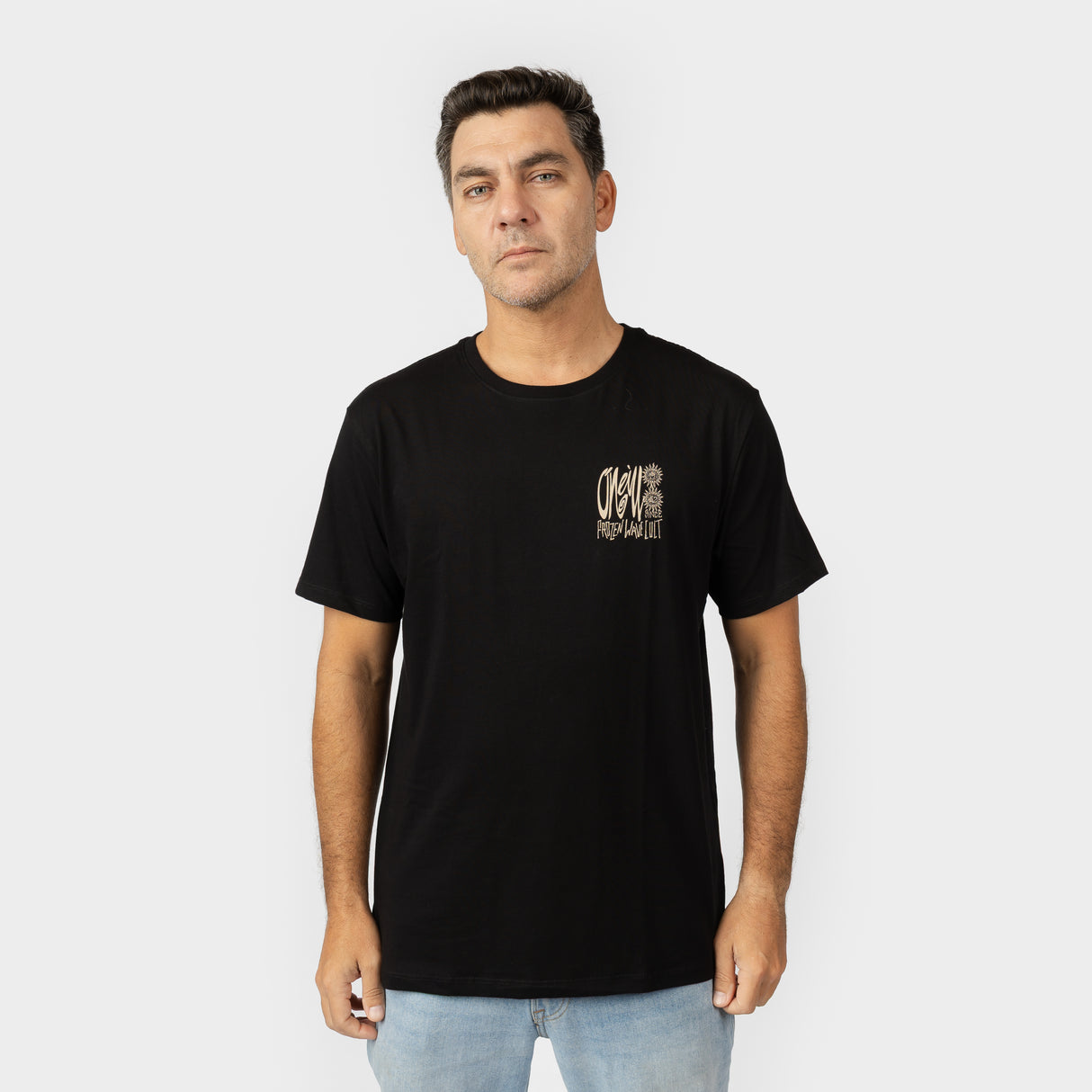 POLO M/C - SURF HEROES GRAPHIC T-SHIRT - BLACK OUT