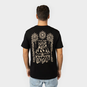 POLO M/C - SURF HEROES GRAPHIC T-SHIRT - BLACK OUT