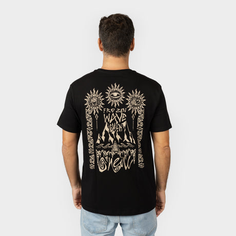 POLO M/C - SURF HEROES GRAPHIC T-SHIRT - BLACK OUT