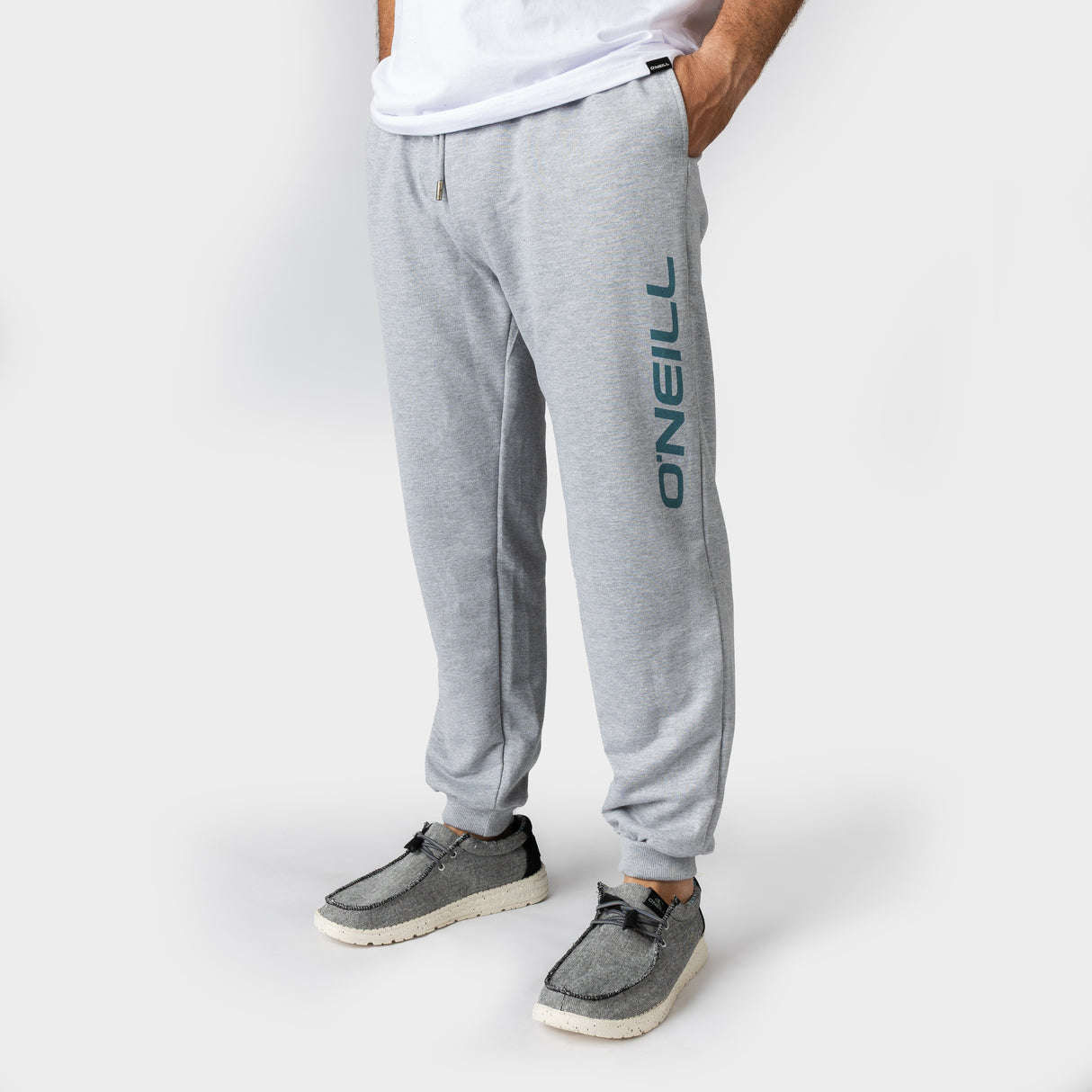 BUZO HOMBRE - O'NEILL LOGO SWEATPANTS - SILVER MELEE -A