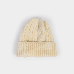 BEANIE MUJER - BEIGE - IN26