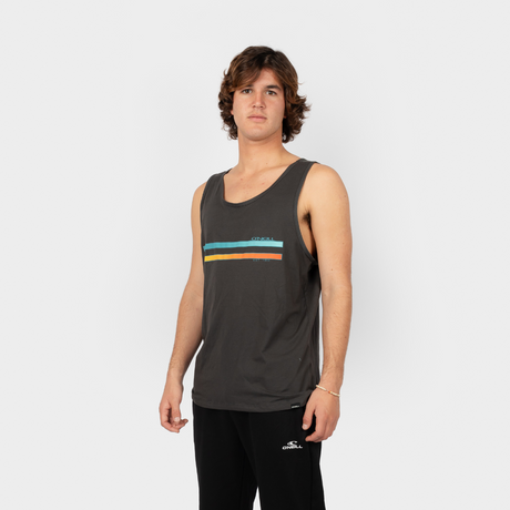 BIVIDI - HOMBRE - COMP STRIPE TANK - RAVEN