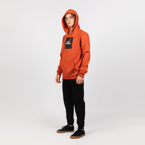 POLERON HOMBRE - CUBE HOODY - HAUTE RED - IN87