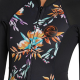 WETSUIT MUJER - BAHIA FZ LS CHEEKY SPRING 2MM - 3S06 AUST/BLK/BLK/BLK