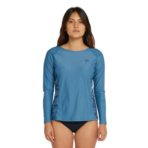 LYCRA MUJER - SALINA LS SURF TEE - 3S19 BLUHZ/TFLO