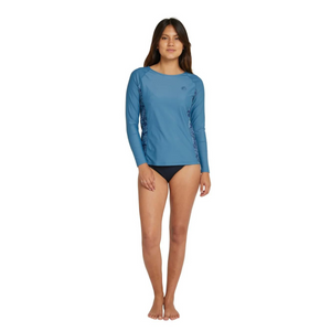 LYCRA MUJER - SALINA LS SURF TEE - 3S19 BLUHZ/TFLO