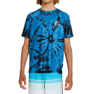 LYCRA NIÑO - BOYS DOPEDYE UV SURF TEE - LIGHT BLUE