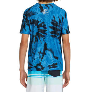 LYCRA NIÑO - BOYS DOPEDYE UV SURF TEE - LIGHT BLUE