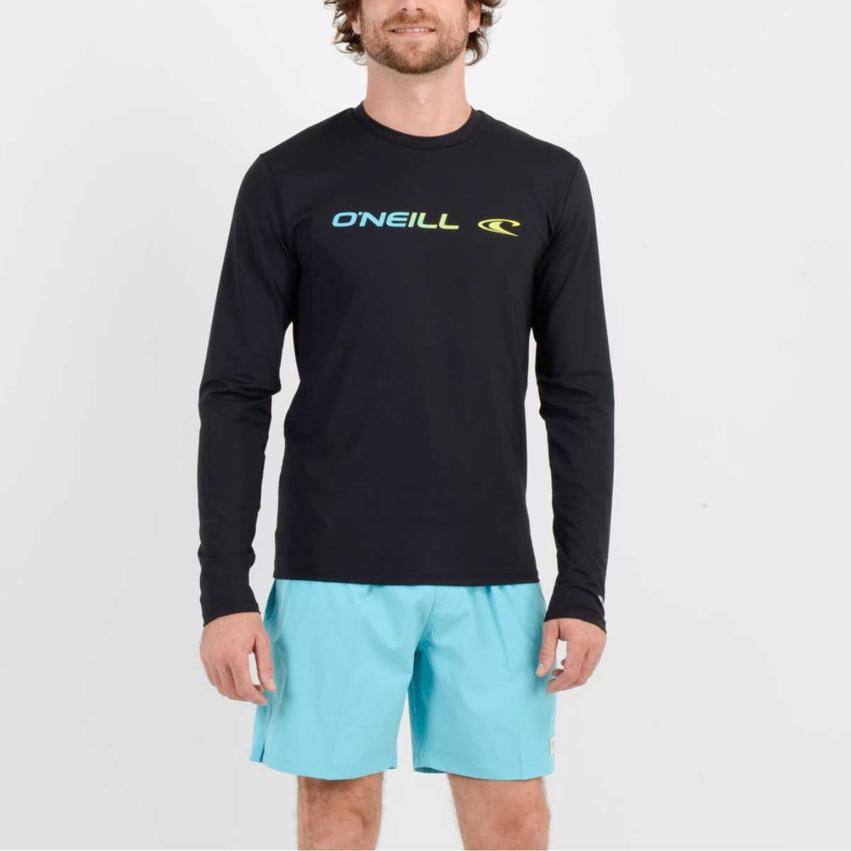 LYCRA PLAYA - HOMBRE - L/S CREW - BLACK