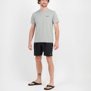 LYCRA PLAYA - HOMBRE - S/S RASH TEE - HYBRID MELANGE