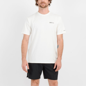 LYCRA PLAYA - HOMBRE - S/S RASH TEE - SNOW WHITE