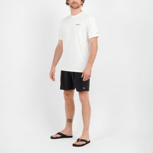 LYCRA PLAYA - HOMBRE - S/S RASH TEE - SNOW WHITE