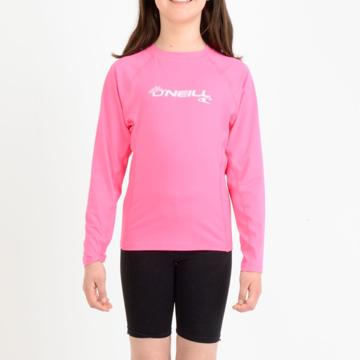 LYCRA PLAYA NIÑOS - L/S CREW - PINK