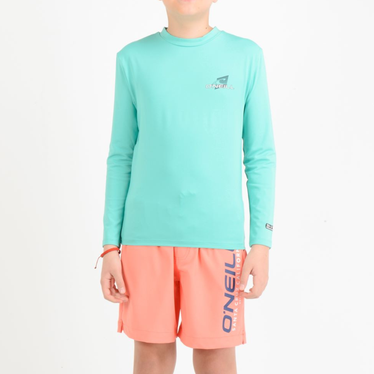 LYCRA PLAYA NIÑOS - L/S CREW - GREEN