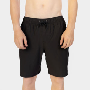 ROPA DE BAÑO NIÑO - LENNOX HERMOSA SOLID VOLLEY 16 - BLACK - VE26