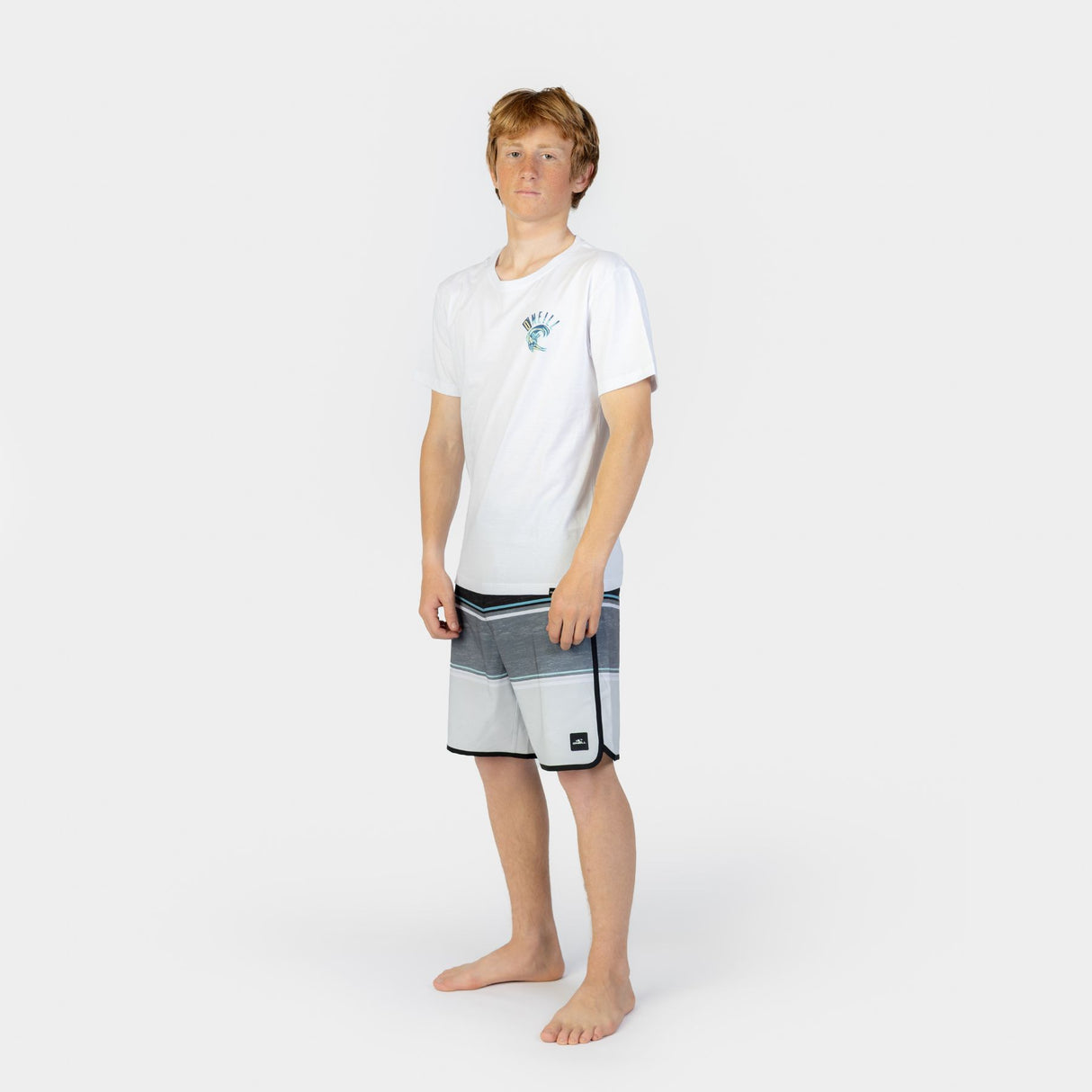 ROPA DE BAÑO NIÑO - LENNOX SCALLOP 16 - BLACK - VE26