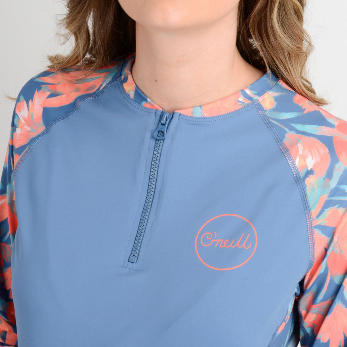 LYCRA PLAYA - MUJER - FLORAL DENIM - VE26