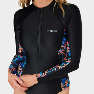 LYCRA MUJER - BAHIA LYCRA HALF FZ LS SURFSUIT - VE26