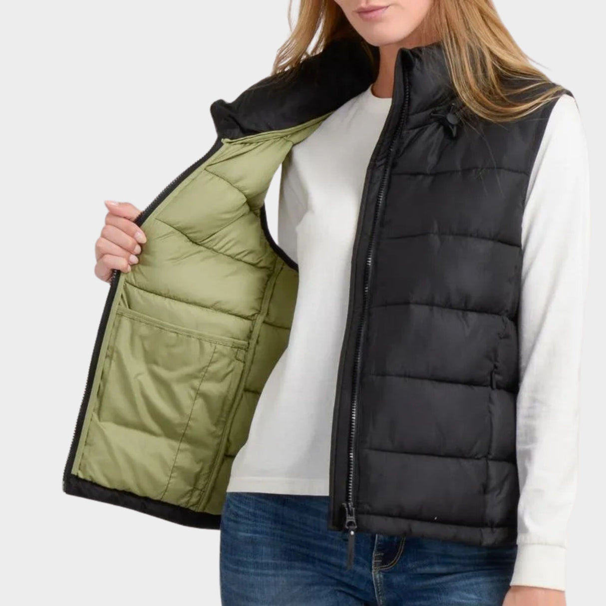 CHALECO MUJER - BLACK - IN26