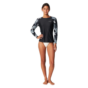 LYCRA MUJER - SALINA LS SURF TEE - WOMD WILD ORCHID MIDNIGHT