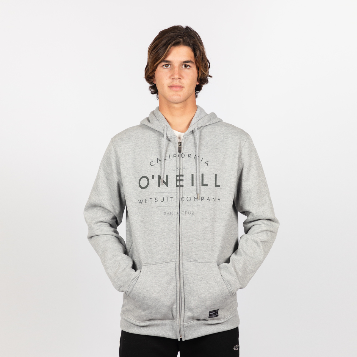 POLERON HOMBRE - O´NEILL HOODIE - SILVER MELEE - IN87