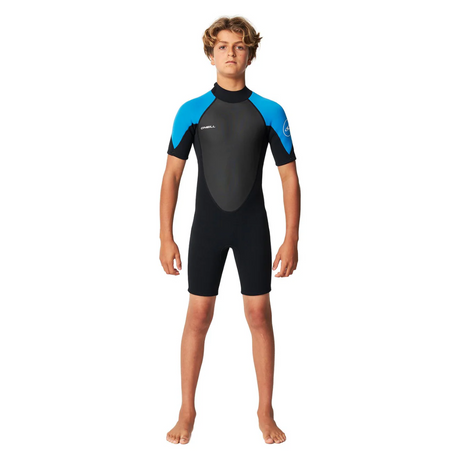 WETSUIT NIÑO - CORTO - BOYS REACTOR 2 BZ SS SPRING 2 MM - ES8 BLK/OCEAN/OCEAN