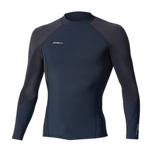 WETSUIT HOMBRE - JACKET - HYPERFREAK LS CREW GBS 2 MM - IE4 CARBON/GUNMENTAL