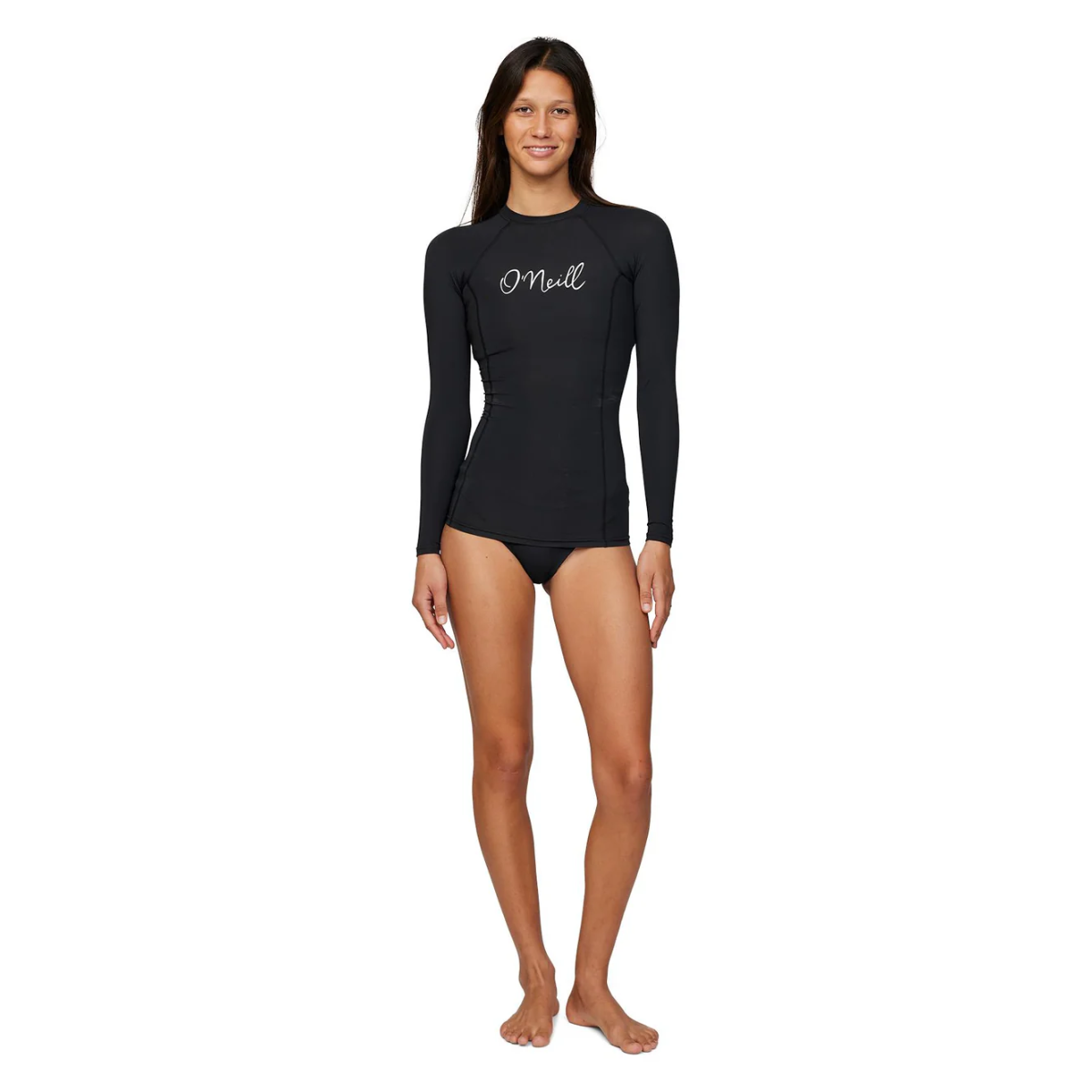 LYCRA MUJER - WMNS REACTOR LS UV RASH VEST - 002 BLACK – O'Neill Peru