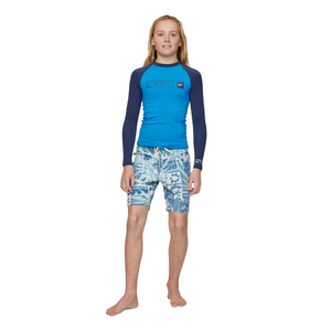 LYCRA NIÑOS - BOYS REACTOR BLOCK UV LS RASH VEST - RNA ROYAL/NAVY