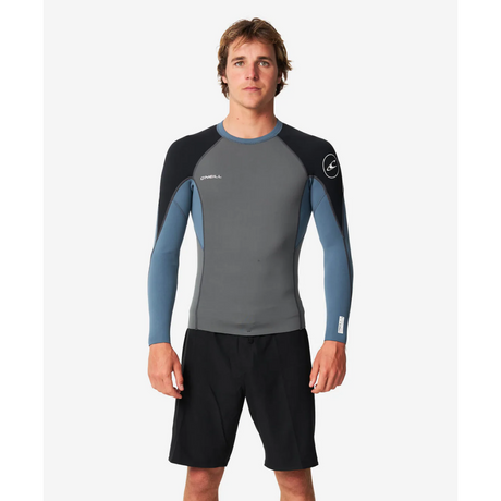 WETSUIT HOMBRE - JACKET - REACTOR 2 LS CREW 1.5 MM - GRA GRAPHITE