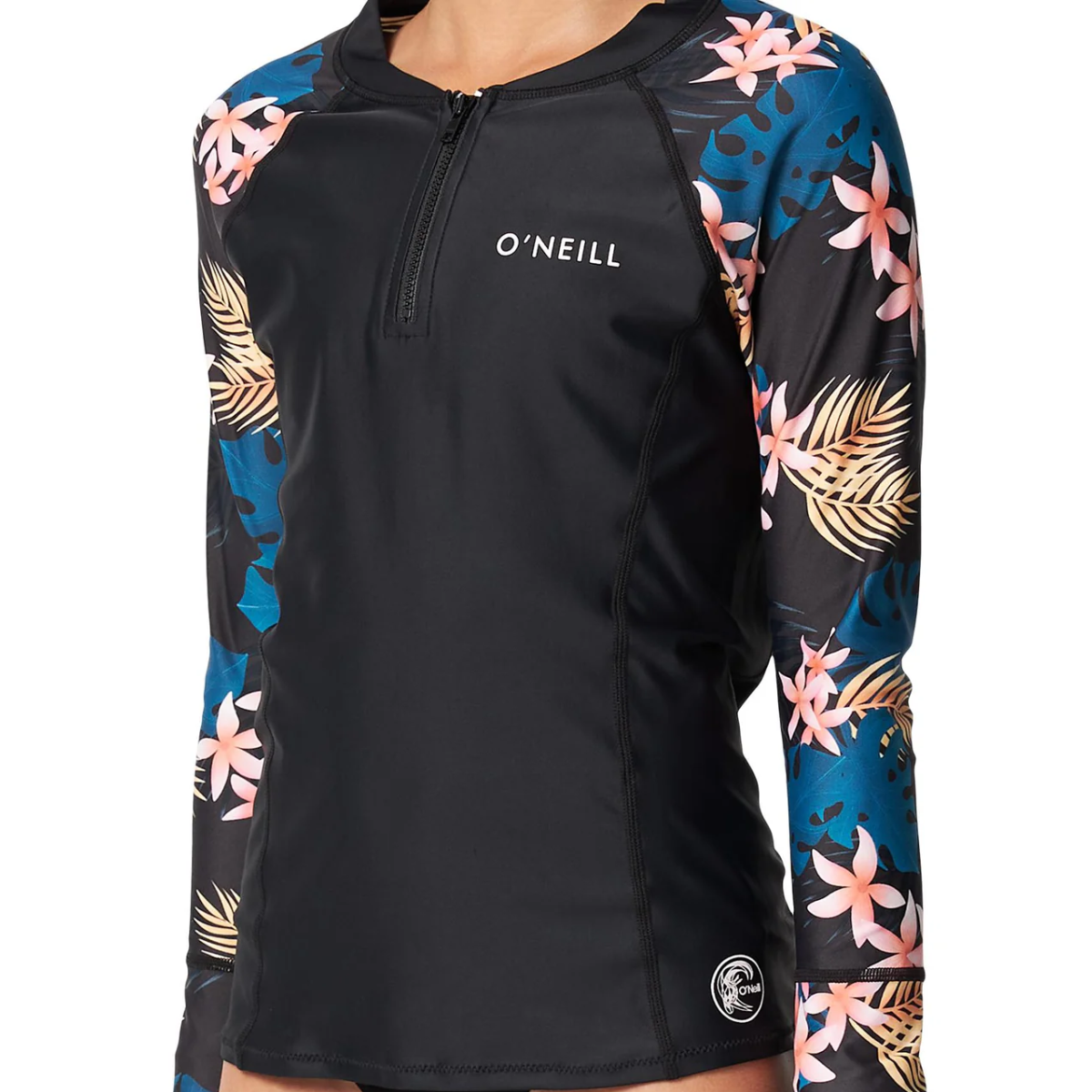 LYCRA NIÑOS - GIRLS BAHIA 1/4 ZIP LS RASH VEST - BMYN BALMY NIGHTS