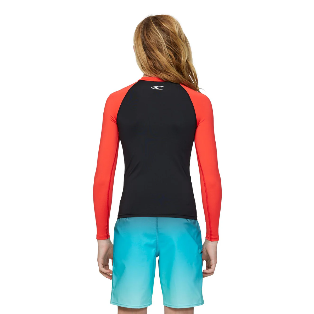 LYCRA NIÑOS - BOYS REACTOR BLOCK UV LS RASH VEST - BRE BLACK/RED