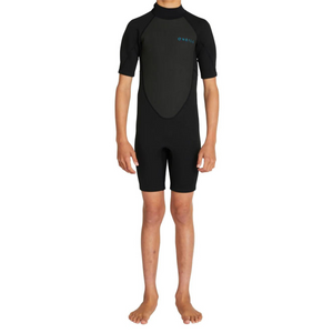 WETSUIT NIÑO - CORTO - YOUTH FACTOR BZ SS SPRING 2MM - A00 BLK/BLK